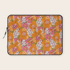 Bold Hibiscus in Retro Eclectic Laptop Sleeve Gallery Image 1