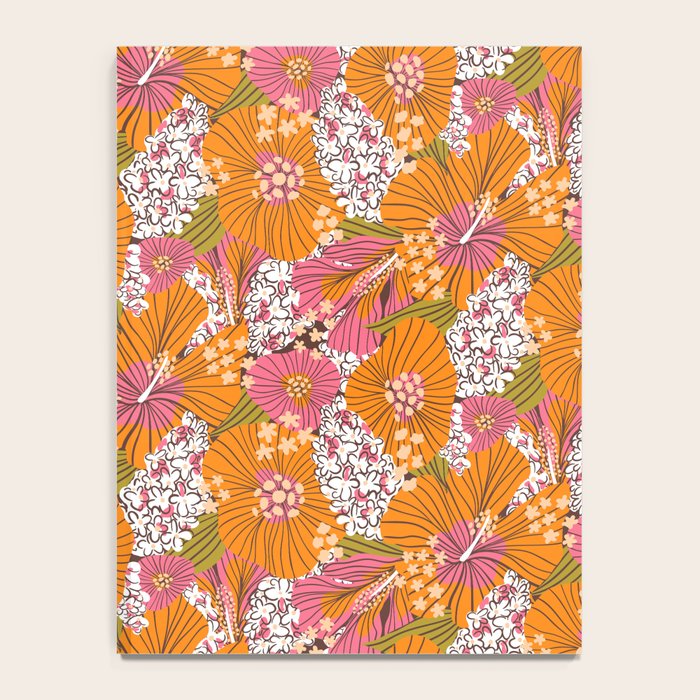 Bold Hibiscus in Retro Eclectic Notebook Gallery Image 4