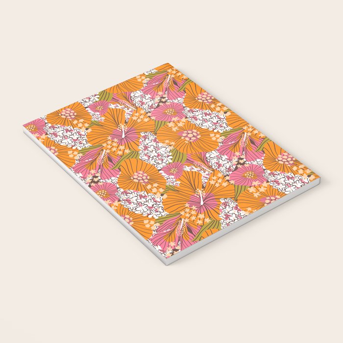 Bold Hibiscus in Retro Eclectic Notebook Gallery Image 3