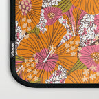 Bold Hibiscus in Retro Eclectic Laptop Sleeve Gallery Image 3