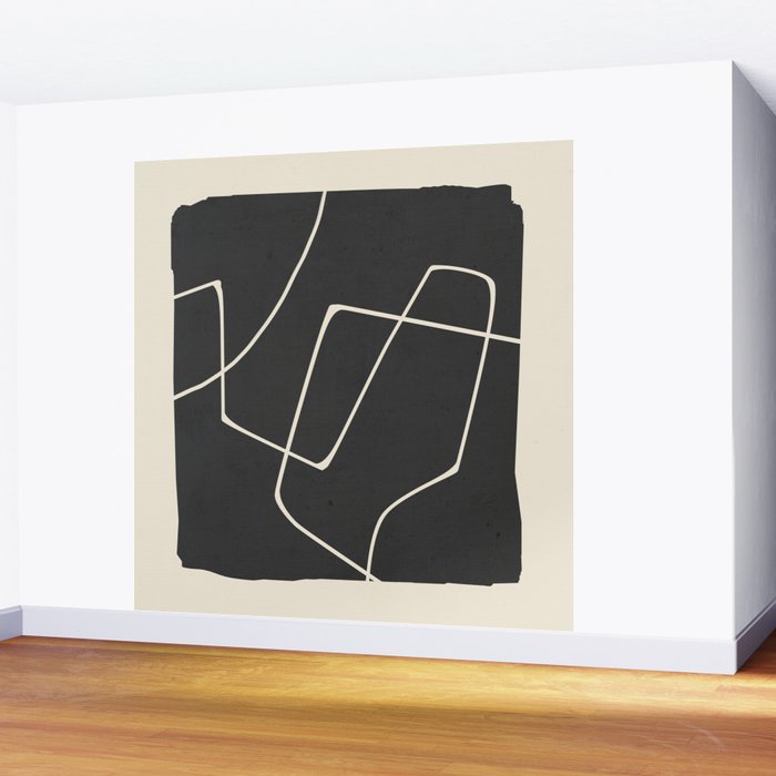 Minimal Abstract Art 25 Wall Mural Gallery Image 2