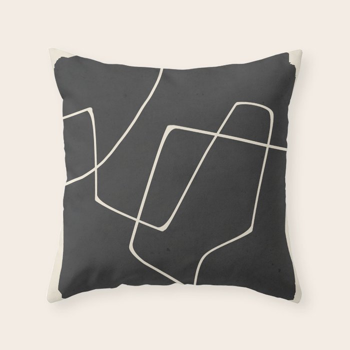 Minimal Abstract Art 25 Throw Pillow Gallery Image 6