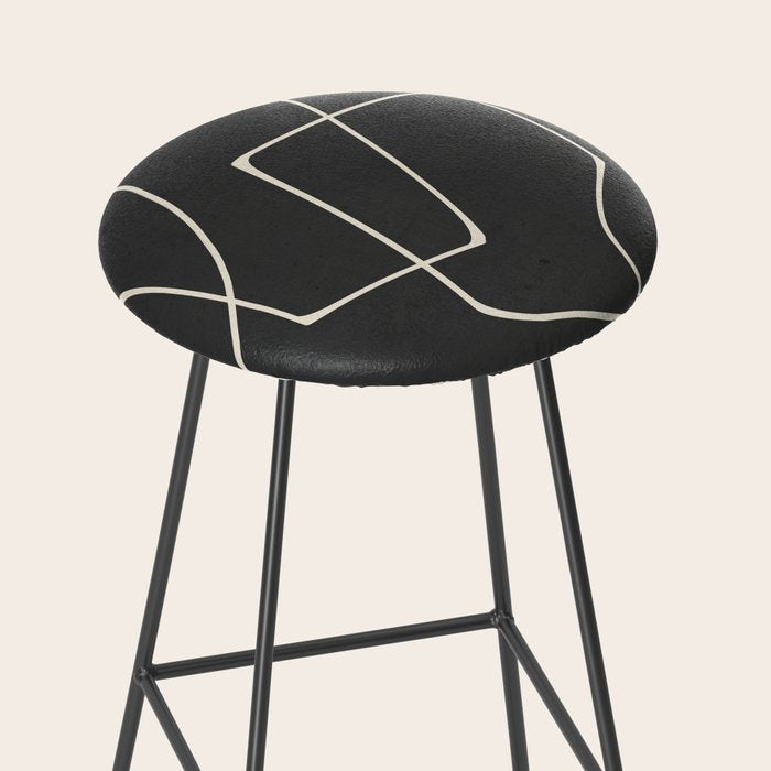Minimal Abstract Art 25 Stool Gallery Image 2