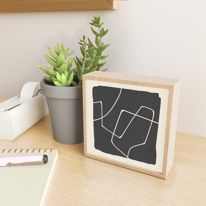 Minimal Abstract Art 25 Mini Art Print Gallery Image 2