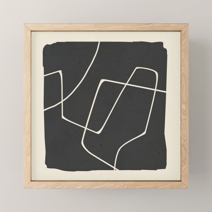 Minimal Abstract Art 25 Mini Art Print Gallery Image 1