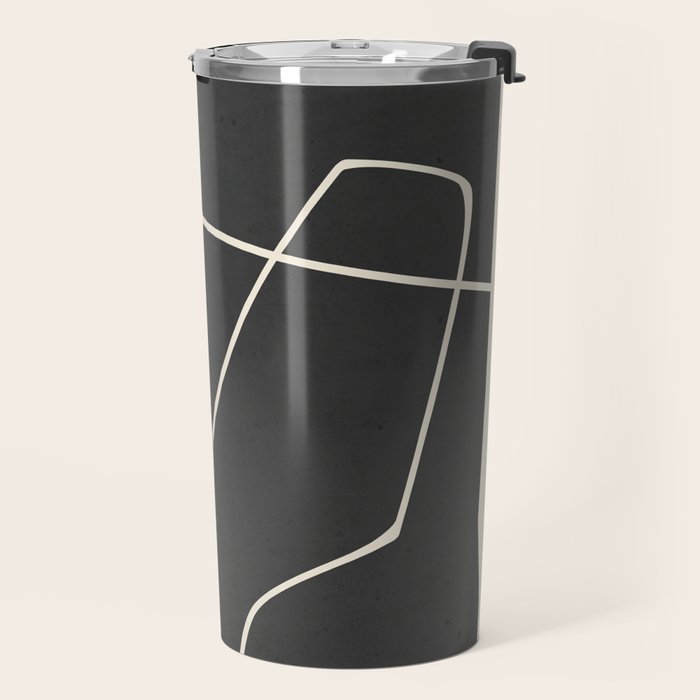 Minimal Abstract Art 25 Travel Mug Gallery Image 2