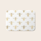 Gold Bee Pattern Bath Mat Gallery Image 1