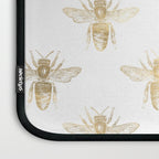 Gold Bee Pattern Laptop Sleeve Gallery Image 3