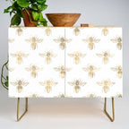 Gold Bee Pattern Credenza Gallery Image 1