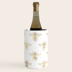 Gold Bee Pattern Wine Chiller Gallery Image 2