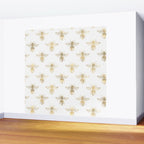Gold Bee Pattern Wall Mural Gallery Image 2