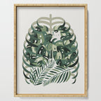 Cat and Plant 56 Serving Tray Gallery Image 1
