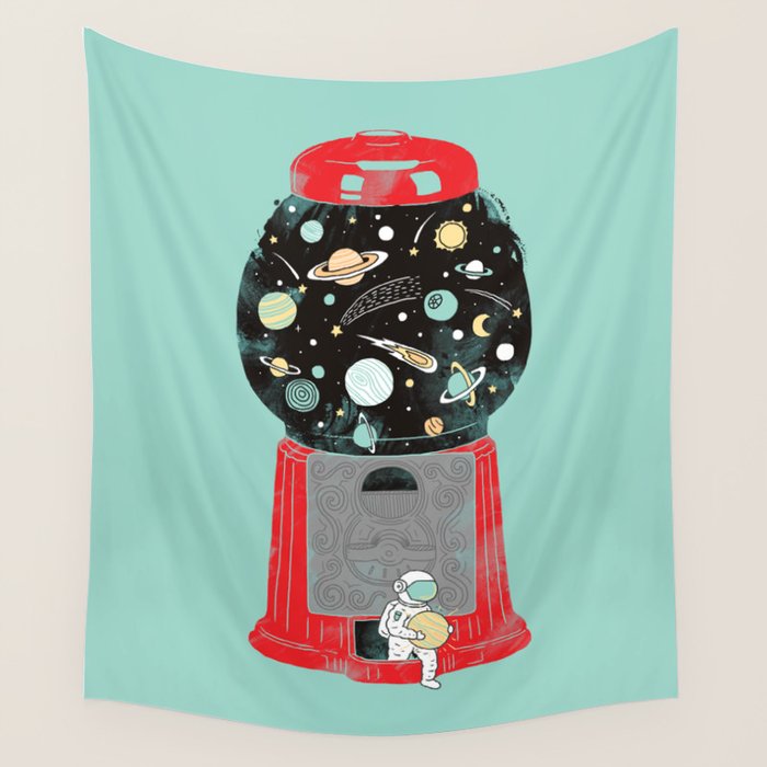 My childhood universe Wall Tapestry Gallery Image 1