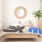 Paper Garden: Matisse Cutouts 01 Duvet Cover Gallery Image 3