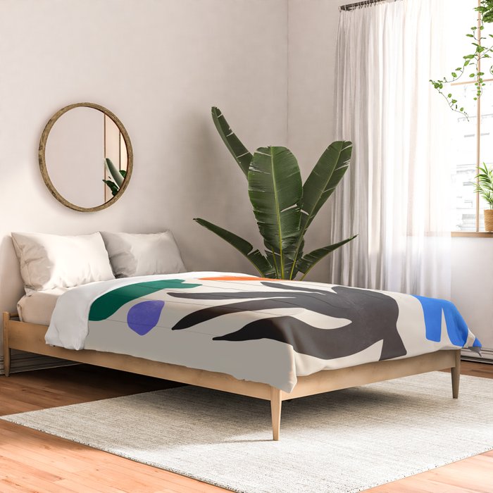 Paper Garden: Matisse Cutouts 01 Comforter Gallery Image 2