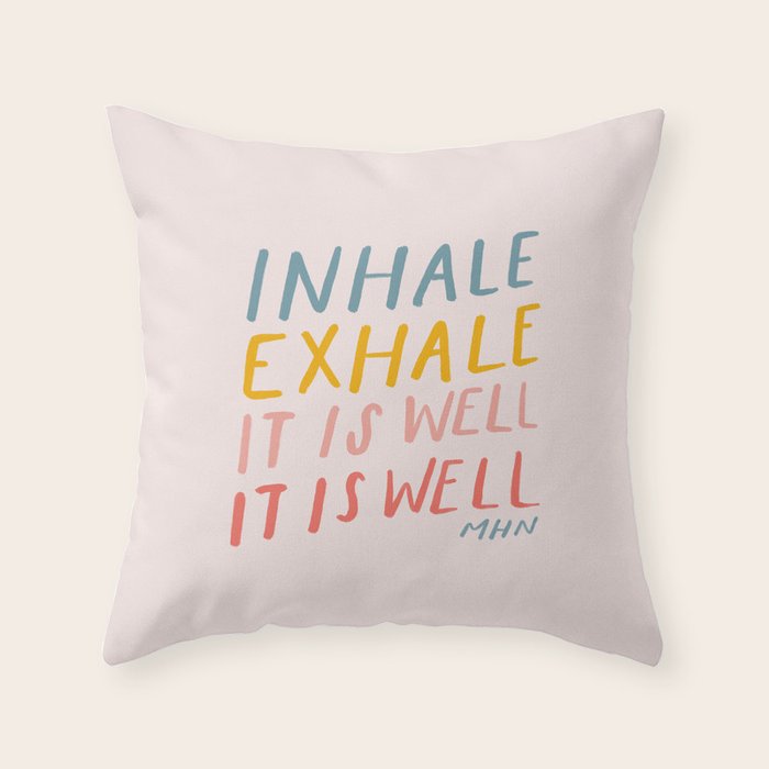 It Is Well Throw Pillow Gallery Image 6