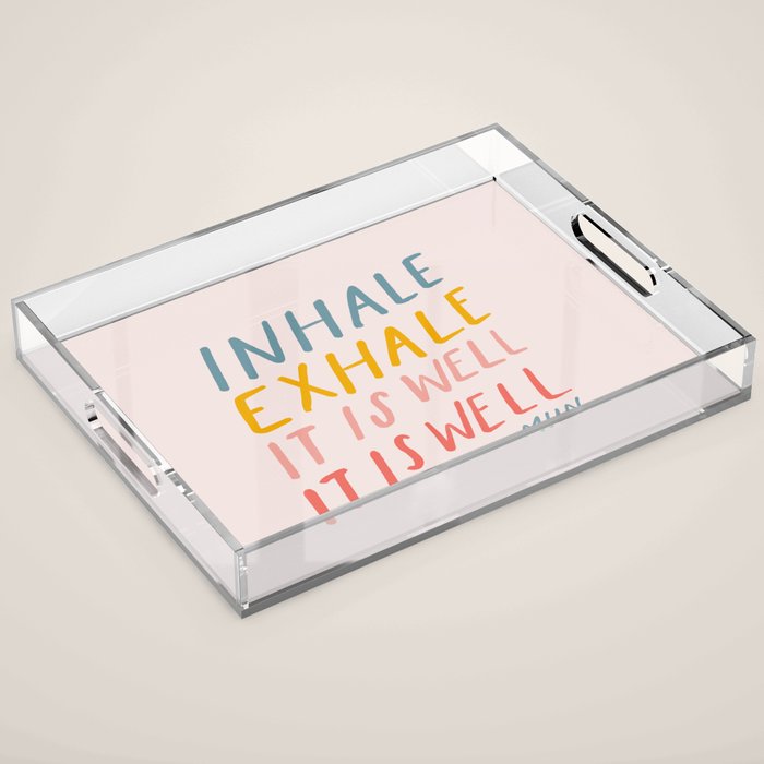 It Is Well Acrylic Tray Gallery Image 1