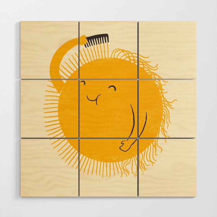 Here comes the sun Wood Wall Art Gallery Image 1