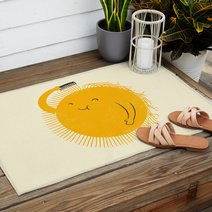 Here comes the sun Outdoor Rug Gallery Image 2