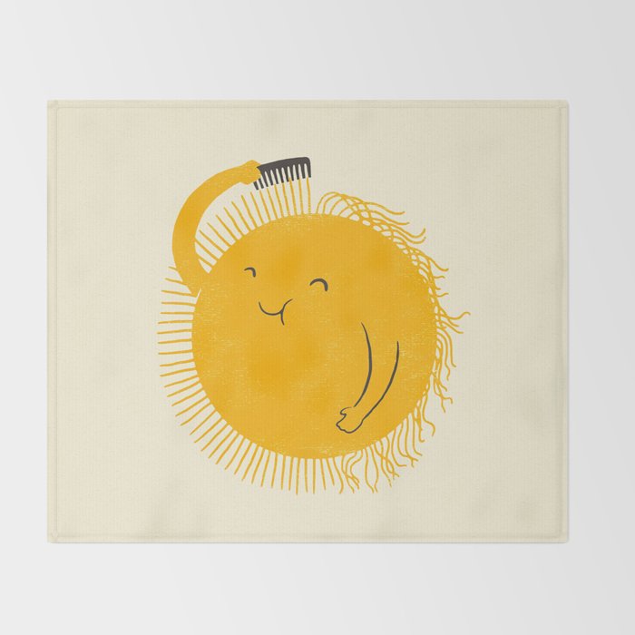 Here comes the sun Throw Blanket Gallery Image 2