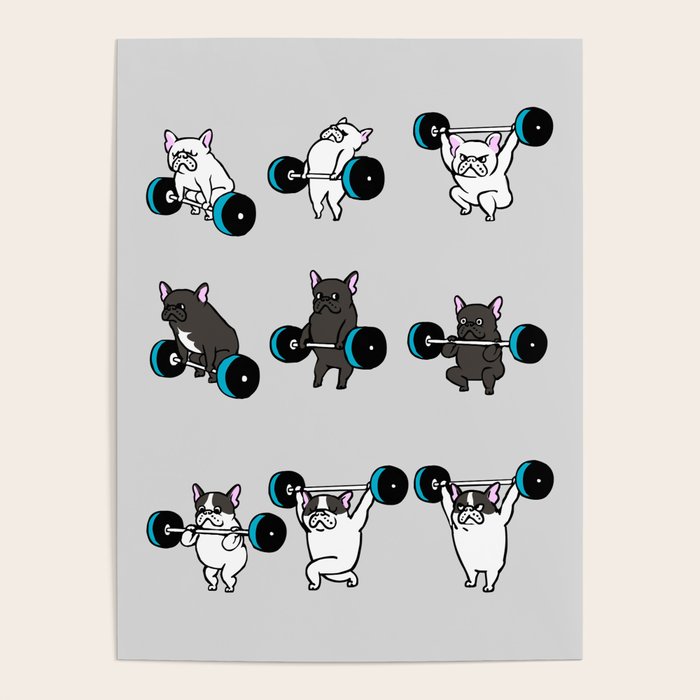 OLYMPIC LIFTING FRENCHIE Poster Gallery Image 1