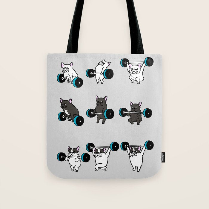 OLYMPIC LIFTING FRENCHIE Tote Bag Gallery Image 1