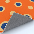 Mid Century Modern Scandinavian Art 241 Orange Blue Rug Gallery Image 4