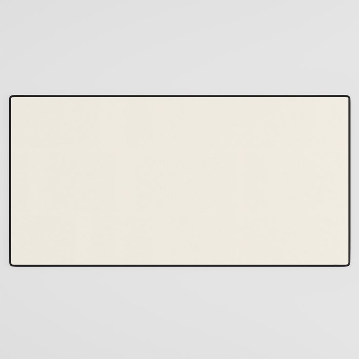 Solid Cream (Off White) Desk Mat Gallery Image 3