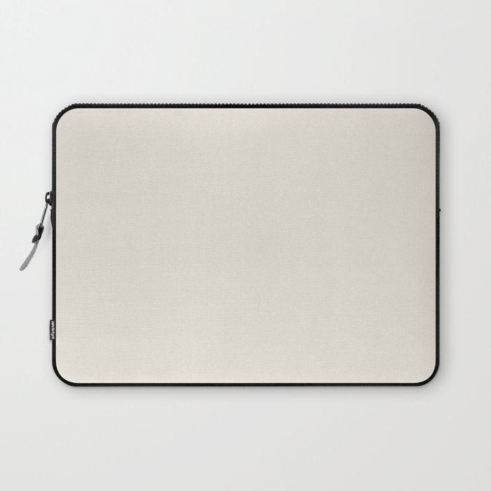 Solid Cream (Off White) Laptop Sleeve Gallery Image 1
