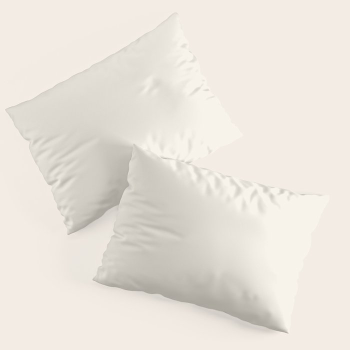 Solid Cream (Off White) Pillow Sham Gallery Image 1