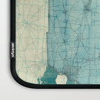 Michigan State Map Blue Vintage Laptop Sleeve Gallery Image 3