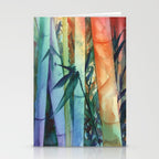 Kauai Rainbow Bamboo 2 Stationery Card Gallery Image 2