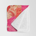 Chevron Flora II Throw Blanket Gallery Image 3