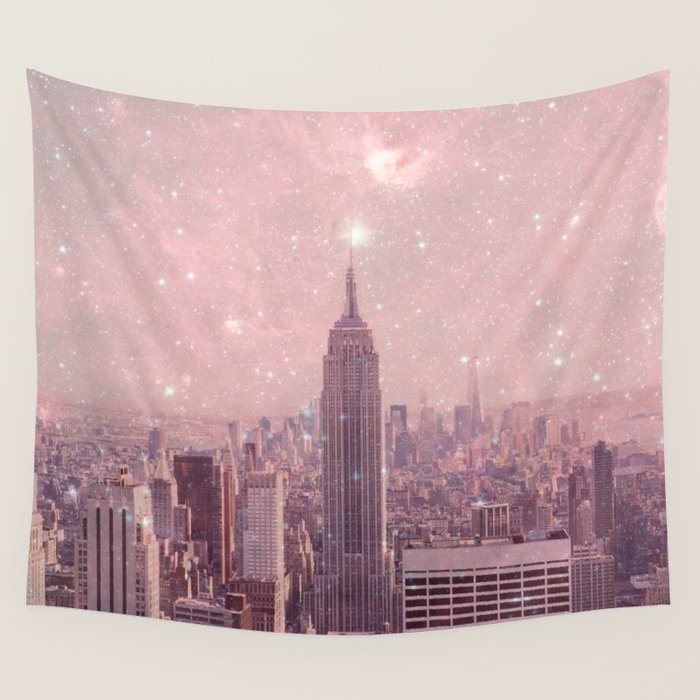 Stardust Covering New York Wall Tapestry Gallery Image 1