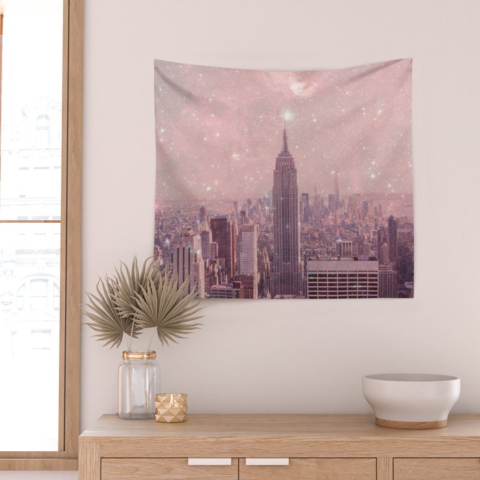 Stardust Covering New York Wall Tapestry Gallery Image 2