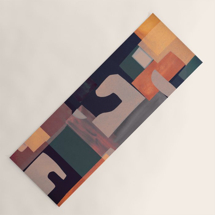 Geometric Collage 4 Yoga Mat Gallery Image 1