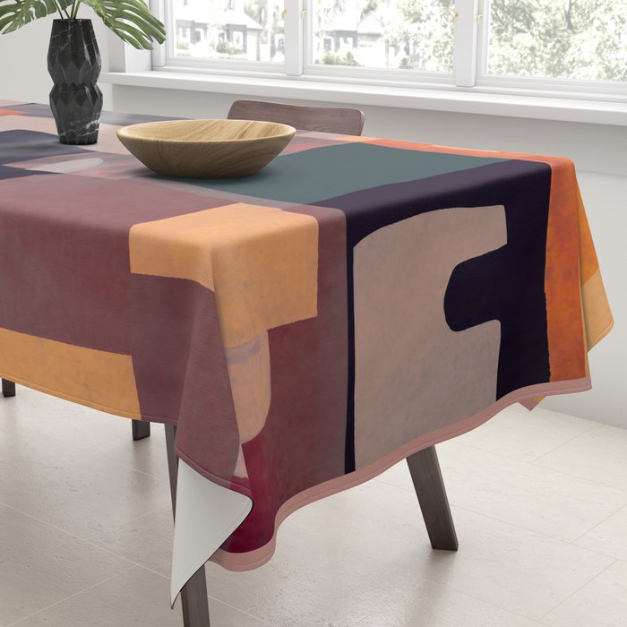 Geometric Collage 4 Tablecloth Gallery Image 3