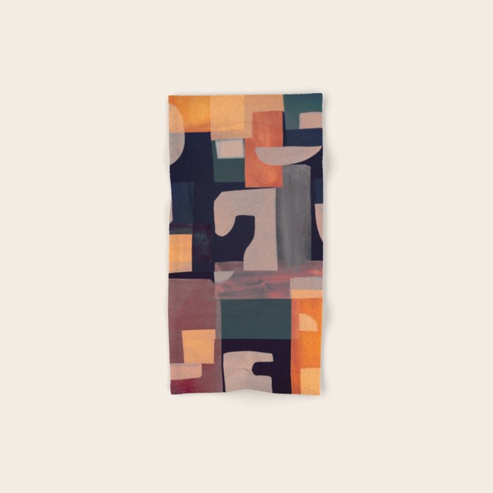 Geometric Collage 4 Bath Towel Gallery Image 1