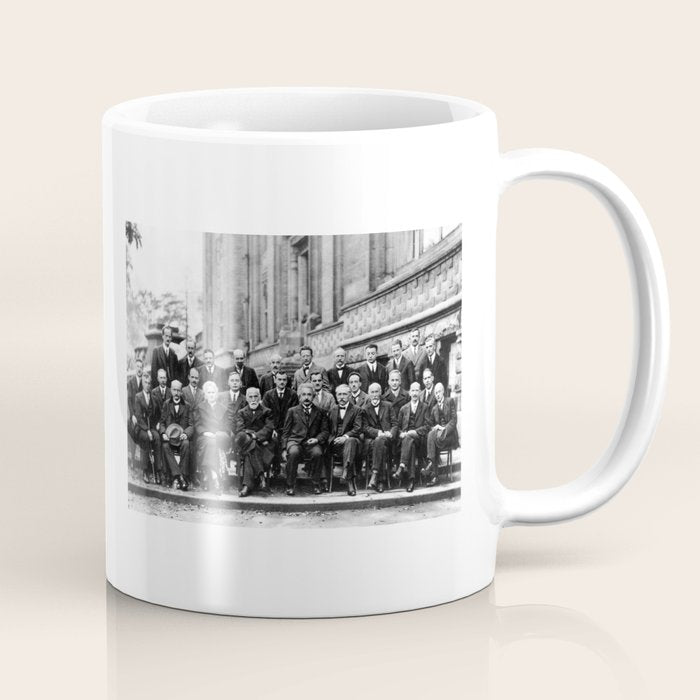 World-Renowned Physicists of 1927 at Solvay Conference Coffee Mug Gallery Image 1