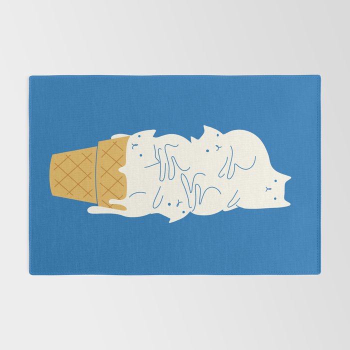 Cats Ice Cream Rug Gallery Image 2
