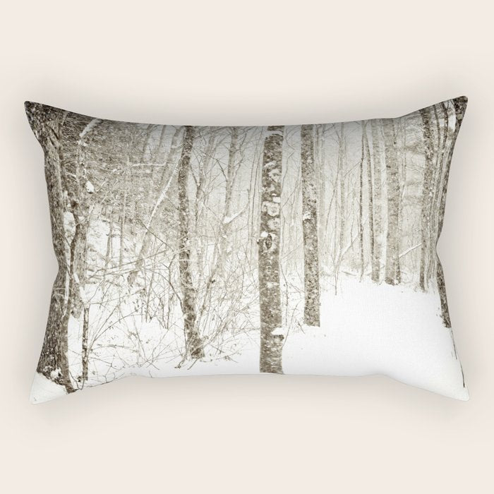 Wintry Mix Rectangular Pillow Gallery Image 2