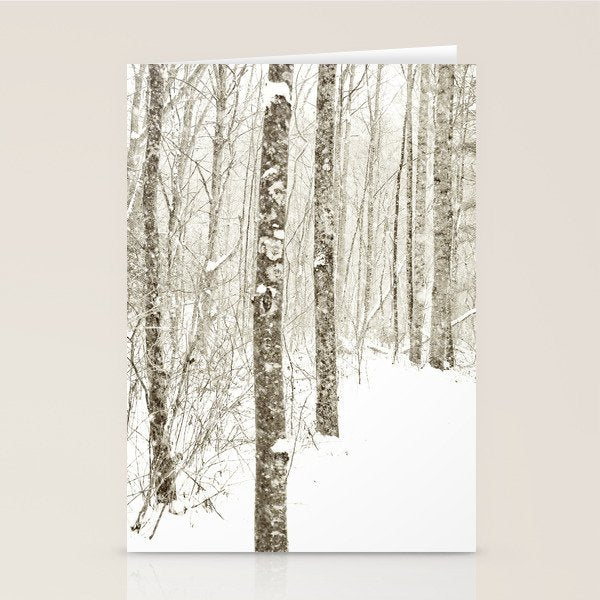 Wintry Mix Stationery Card Gallery Image 2