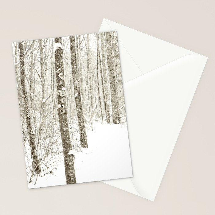 Wintry Mix Stationery Card Gallery Image 2
