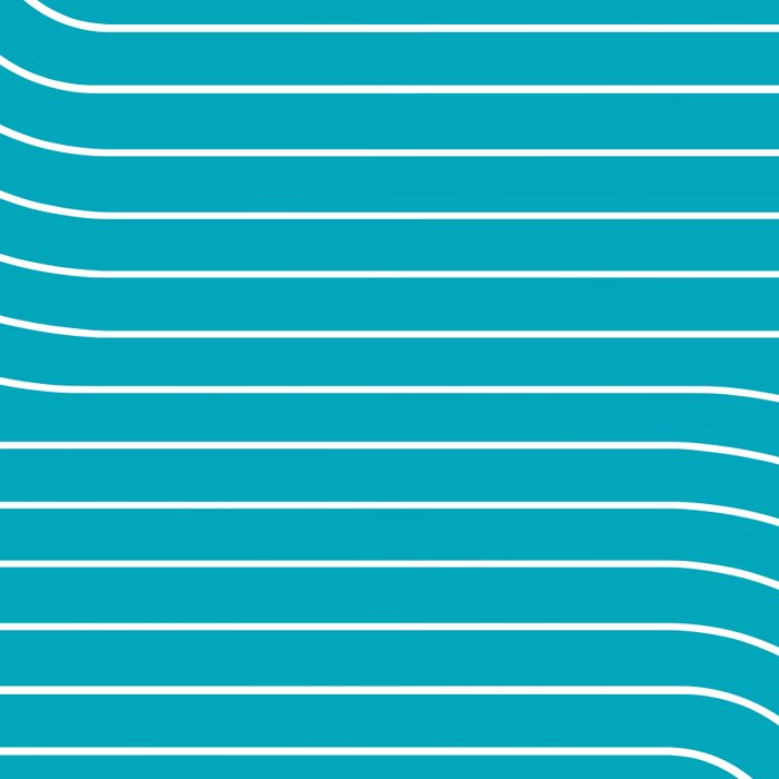 Minimal Line Curvature XV Bright Aqua Mid Century Modern Arch Abstract Coffee Mug Gallery Image 2
