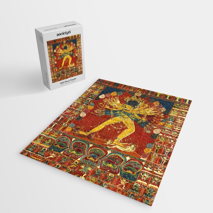 Tibetan Buddhist Kalachakra Wheel Time 1400s Jigsaw Puzzle Gallery Image 2