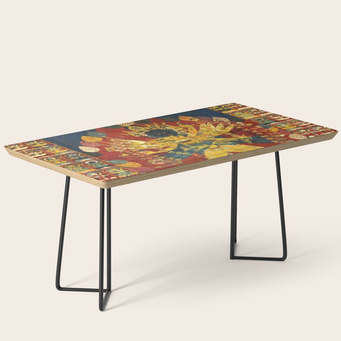 Tibetan Buddhist Kalachakra Wheel Time 1400s Coffee Table Gallery Image 1