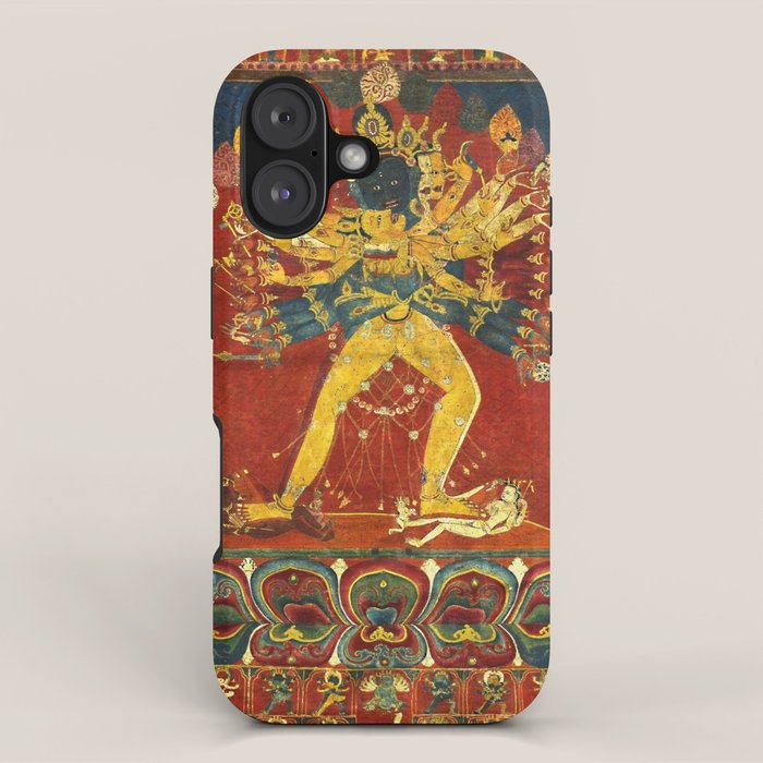 Tibetan Buddhist Kalachakra Wheel Time 1400s iPhone Case Gallery Image 1