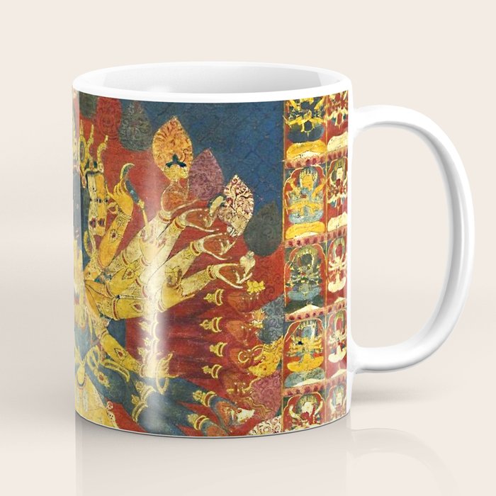 Tibetan Buddhist Kalachakra Wheel Time 1400s Coffee Mug Gallery Image 1