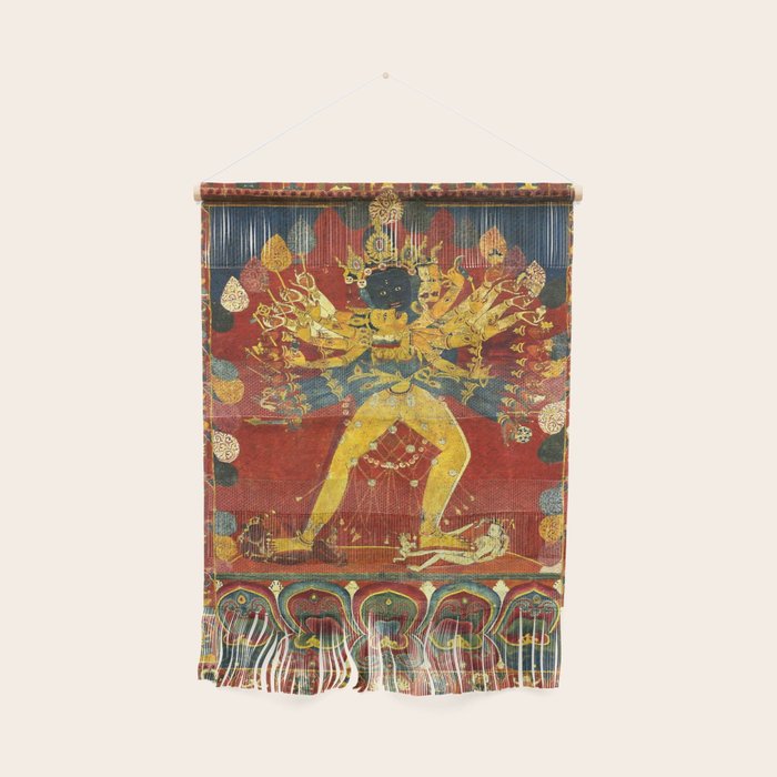 Tibetan Buddhist Kalachakra Wheel Time 1400s Wall Hanging Gallery Image 1