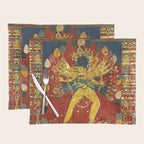 Tibetan Buddhist Kalachakra Wheel Time 1400s Placemat Gallery Image 1